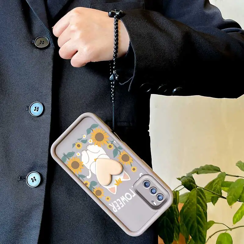 Happy Cat Phone Case Set with Lanyard and Craft Embellishments