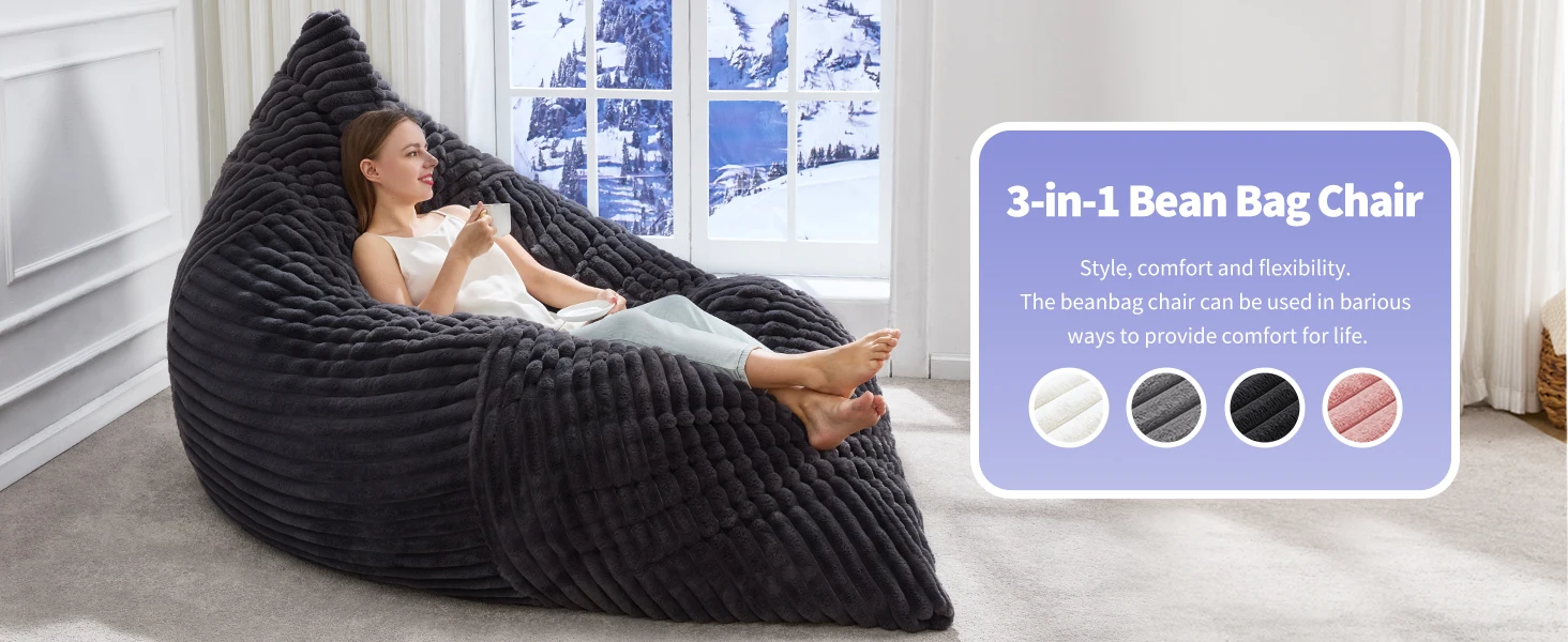 3 in 1 bean bag chair