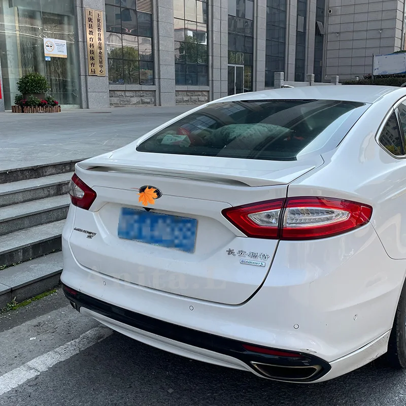 

Rear Trunk Wing Spoiler For Ford Mondeo / Fusion 2013--2020 High Quality ABS Plastic Car Tail Wing Lip Spoiler Accessories