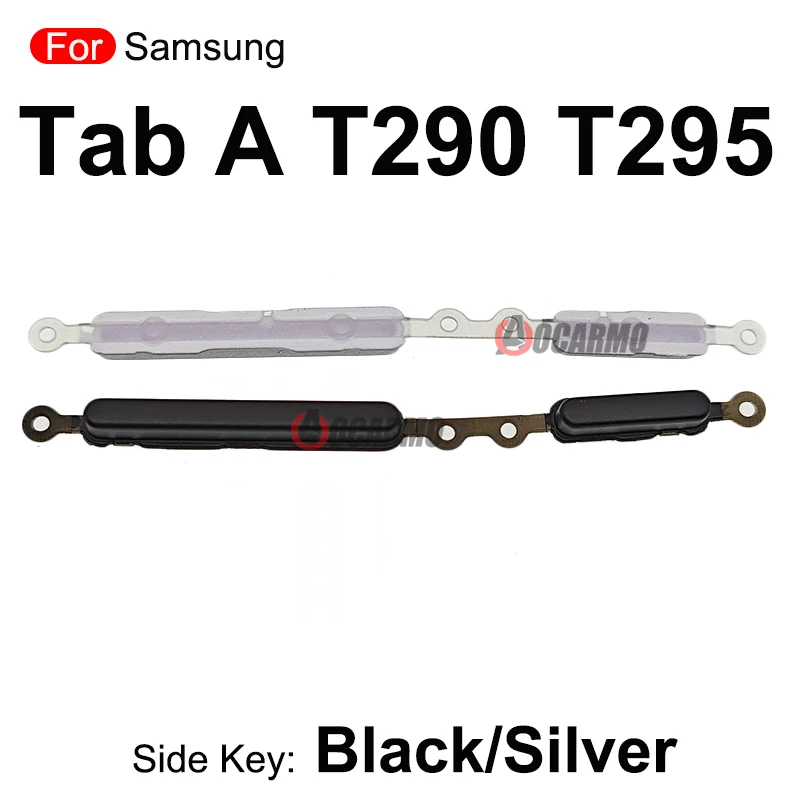 측면 단추 키 전원 볼륨 버튼 교체 부품, 삼성 갤럭시 탭 A7 라이트 SM-T220 T225 탭 A 8.0 인치 SM-T290 T295