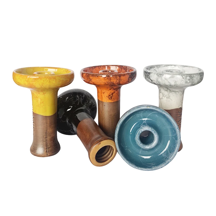 Premium Ceramic Hookah Bowls Narguile Head Bowl Nargile Shisha Smoking Accessories 1pcs Clay Hookah Bowls hookah accessories