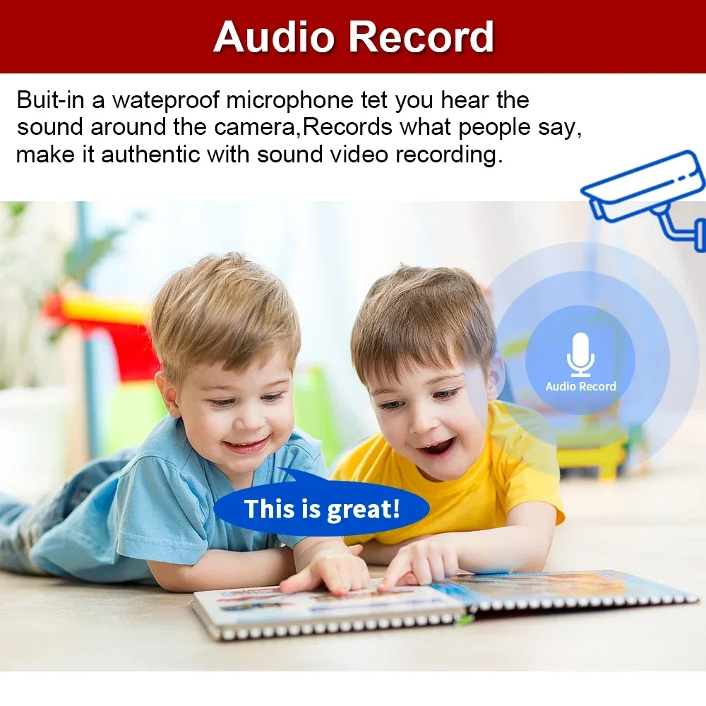 8MP 4K 스마트 라이프 POE 보안 카메라 시스템 실외 8채널 방수 POE NVR 키트 모션 감지 돔 홈 감시 시스템