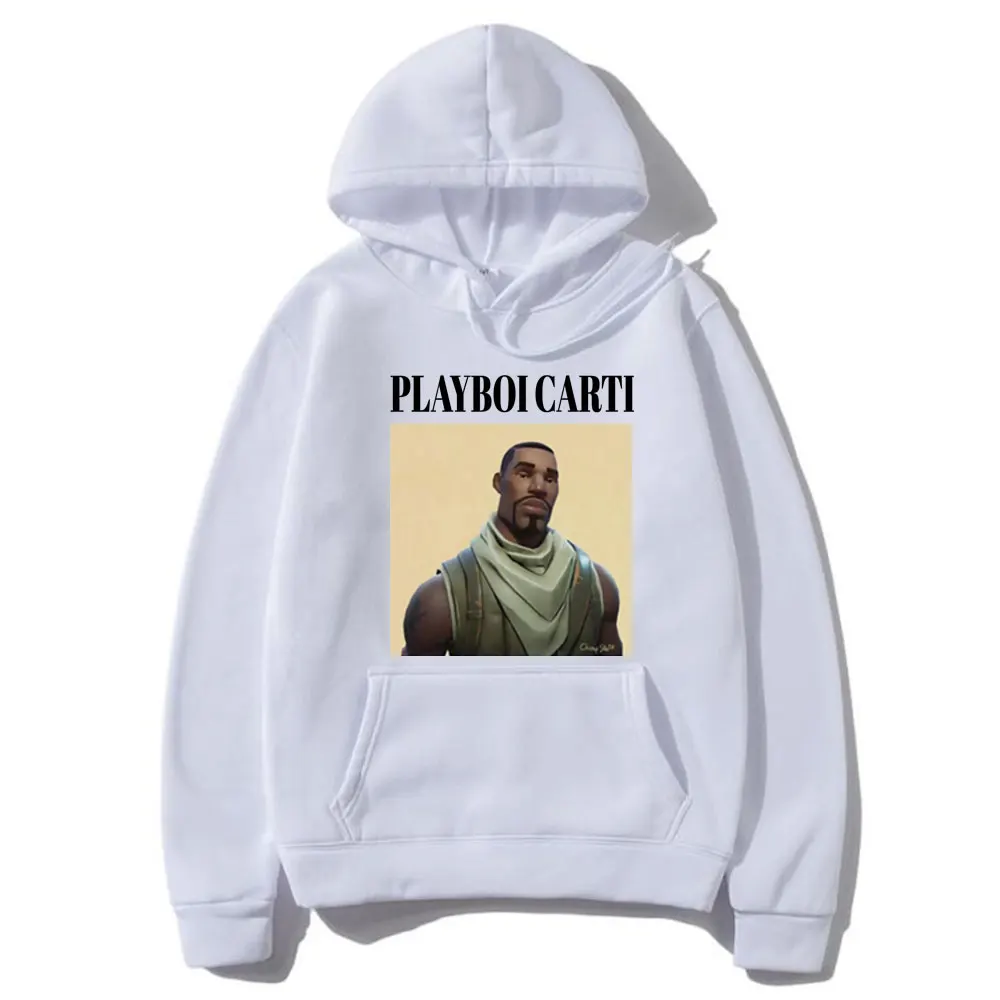 Funny Playboi Carti Meme Hoodie Male Hip Hop Rap Style Sweatshirt Autumn Winter Men Women Casual Fleece Cotton Oversized Hoodies