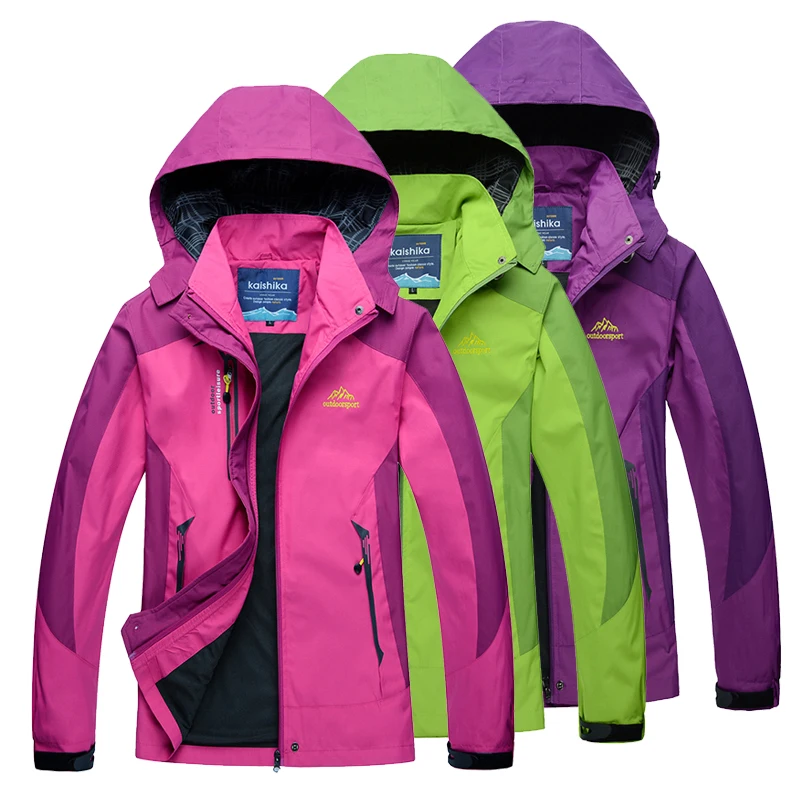 Women's Waterproof Jacket For Hiking Travel Camping