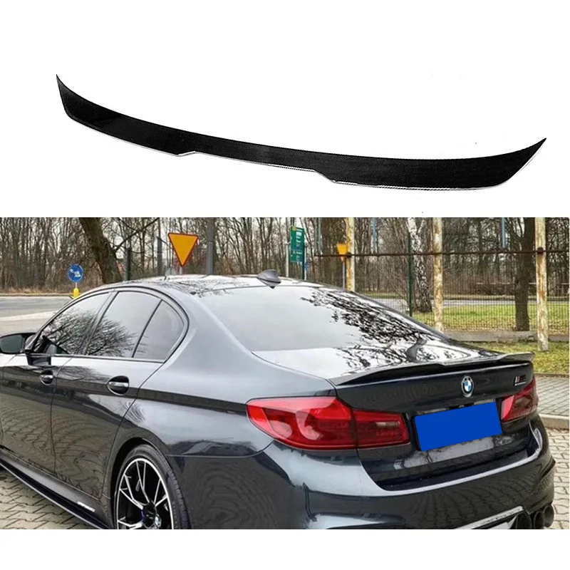 

For Bmw 5 Series Tail Wing G30g38 Modification Pro Tail Wing Carbon Fiber Patterned Tail Wing Rear Spoiler Fixed Wind Wing