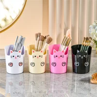 A desktop pen holder with cartoon high aesthetic value, multifunctional and large capacity desktop organizing makeup brush 1