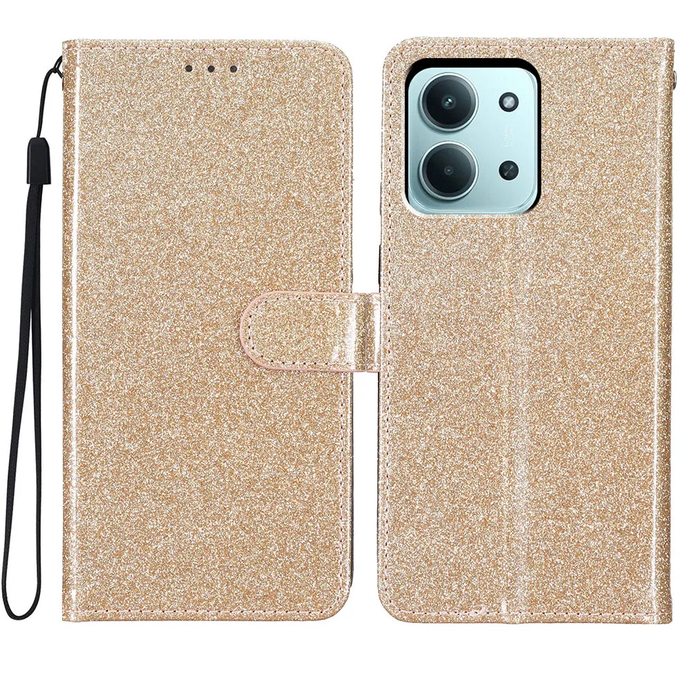 Elegant Bling Wallet Flip Leather Phone Case