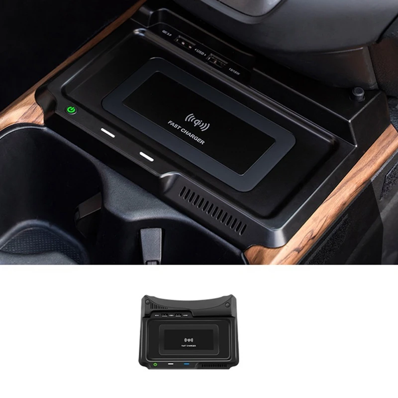 

15W Car Wireless Charger QI Phone Charger Fast Charging Case Phone Holder Accessories For Honda CRV 2017-2020