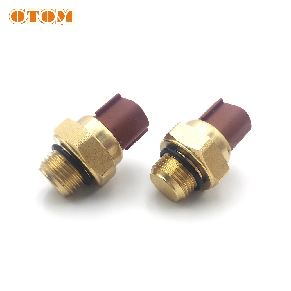 2 Piece Electric Radiator Coolant Fan Water Temperature smart thermostat engine coolant thermostat Switchs Temp Sensor For KTM HONDA YAMAHA SUZUKI KAWASAKI