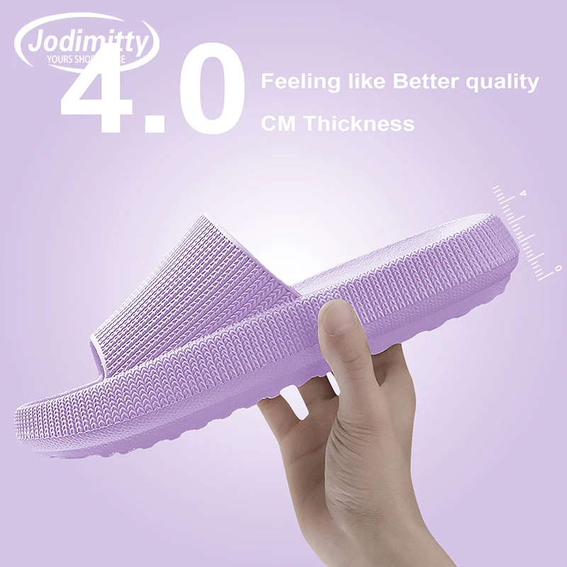 Women Slippers Women Flip Flops Flip Flops Women Sandals 4CM Thickness Bathroom Couples Home Slippers Fashion Soft Sole EVA Indoor Sandals Men Non-slip