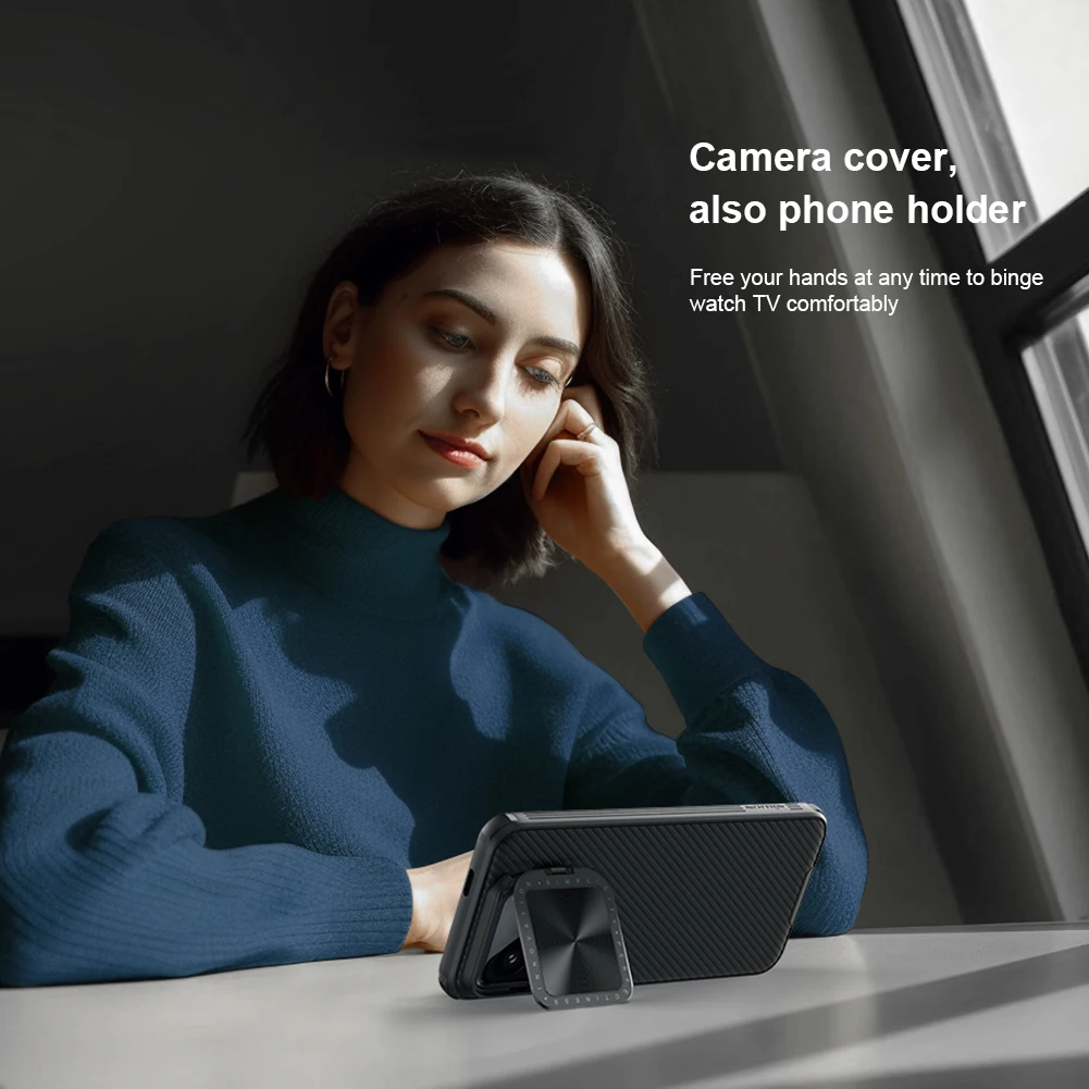 For Xiaomi 14 Pro Case Nillkin CamShield Prop Magnetic Case With Lens Holder Back Cover For Xiaomi 14 Magsafe Case For Mi 14 Pro