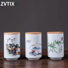 

Kitchen Tea Box Storage Containers Ceramic Spice Jar With Lid Candy Tea Jar Set Storage Box Household Tools Coffee Canister Best