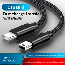 Versatile USB Type - C to Mini USB Adapter Cable for Charging & Data Transfer