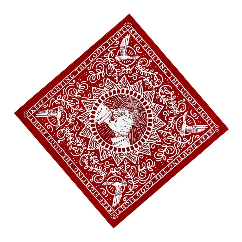 Breathable Headscarf Kerchiefs Creative Print Bandana for Adult N7YD 5