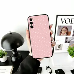 Classic Polka Dot Soft Black Phone Case - Samsung a50 30s 50s (Z1)