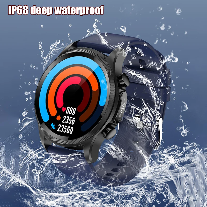 

Cardica Blood Glucose Smart Watch ECG Monitoring Blood Pressure Body Temperature Smartwatch Men IP68 Waterproof Fitness Tracker