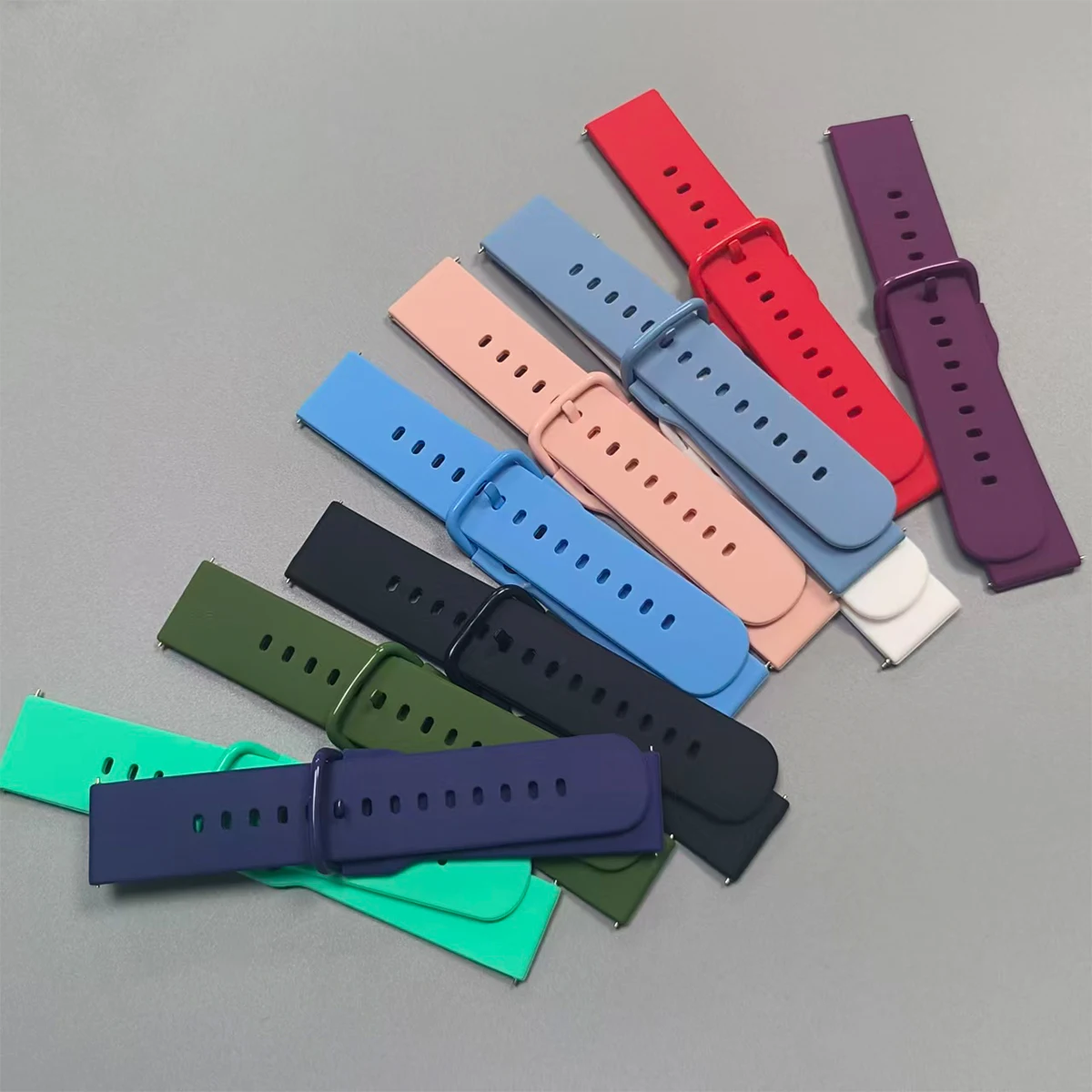 Premium Silicone Smart Watch Band - Available in 20mm and 22mm Sizes