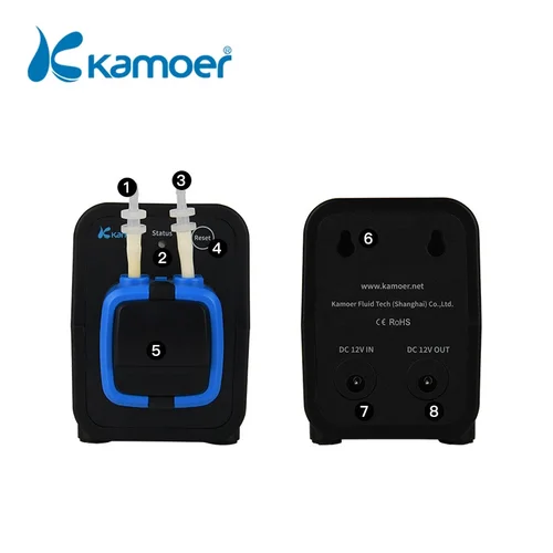 Kamoer 어항 수족관 펌프 영양제 물방울 펌프, 블루투스 와이파이 앱 도징 펌프, X1 PRO 2 V2 3