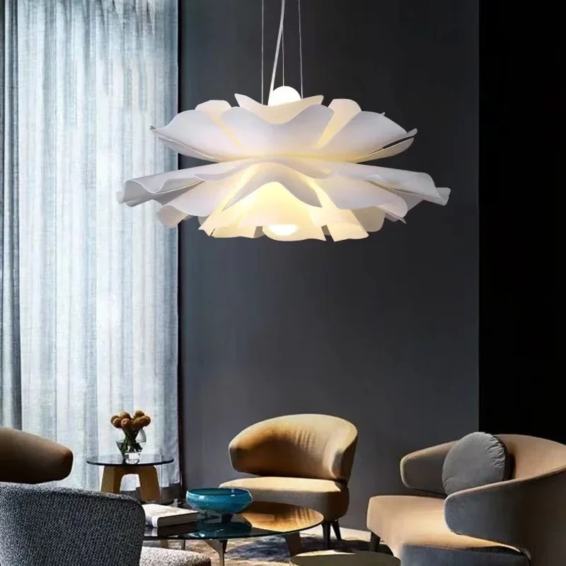 

Modern Designer Pendant Lights Creative Nordic Petal Butterfly Restaurant Kids Room Hanging Lamp Wedding Atmosphere Chandelier