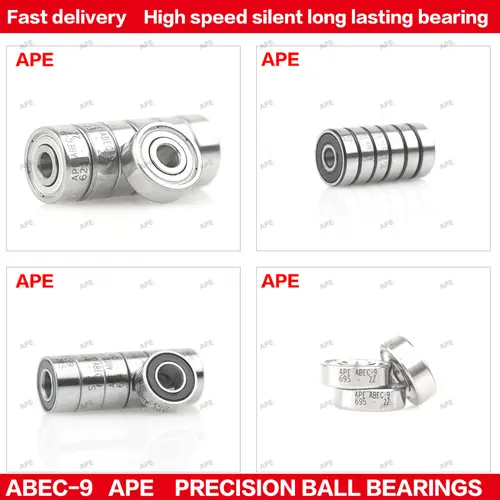 10pcs ABEC-9 bearing 684 608 685 604 605 686 688 687 693 694 695 696 698 623 624 625 626 627 628 629 607 Z ZZ RS 2RS bearings - Image 2