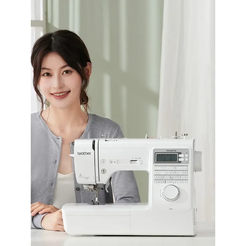 

Brother brand A80 multifunctional desktop electronic sewing machine with thick eating and locking edge intelligent desktop