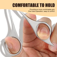 1Pcs Eyebrow Trimming Scissors with Combs Professional Eyebrow Trimmer Stainless Steel Grooming Eyebrow Shaping Scissors Tools 5