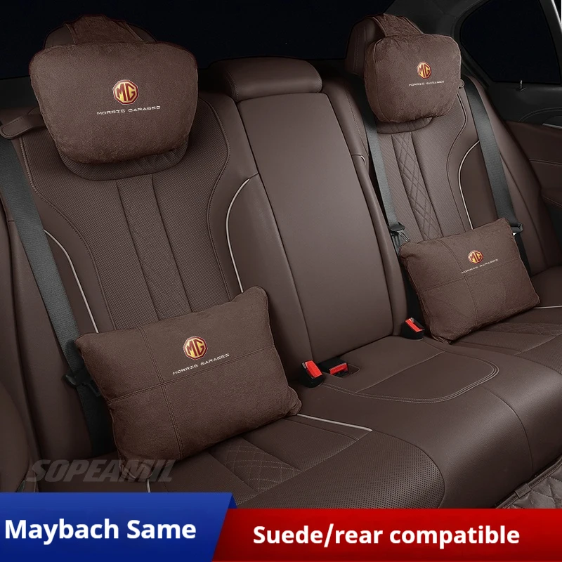 Suede Neck Support Car Pillow 3