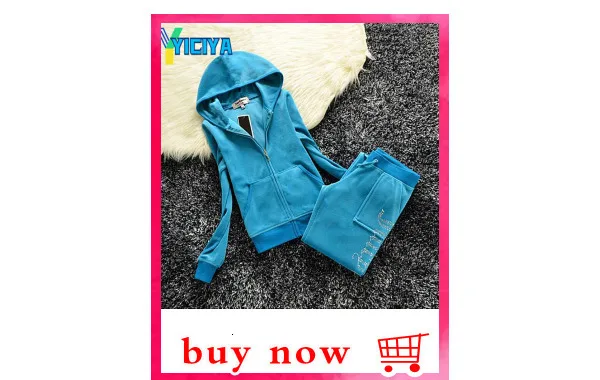 YICIYA Hooded Zip Women's Tracksuit Casual Pants Set Woman 2 Pieces Home Clothes Velvet Sweatshirt And  Trousers Met  Sportswear