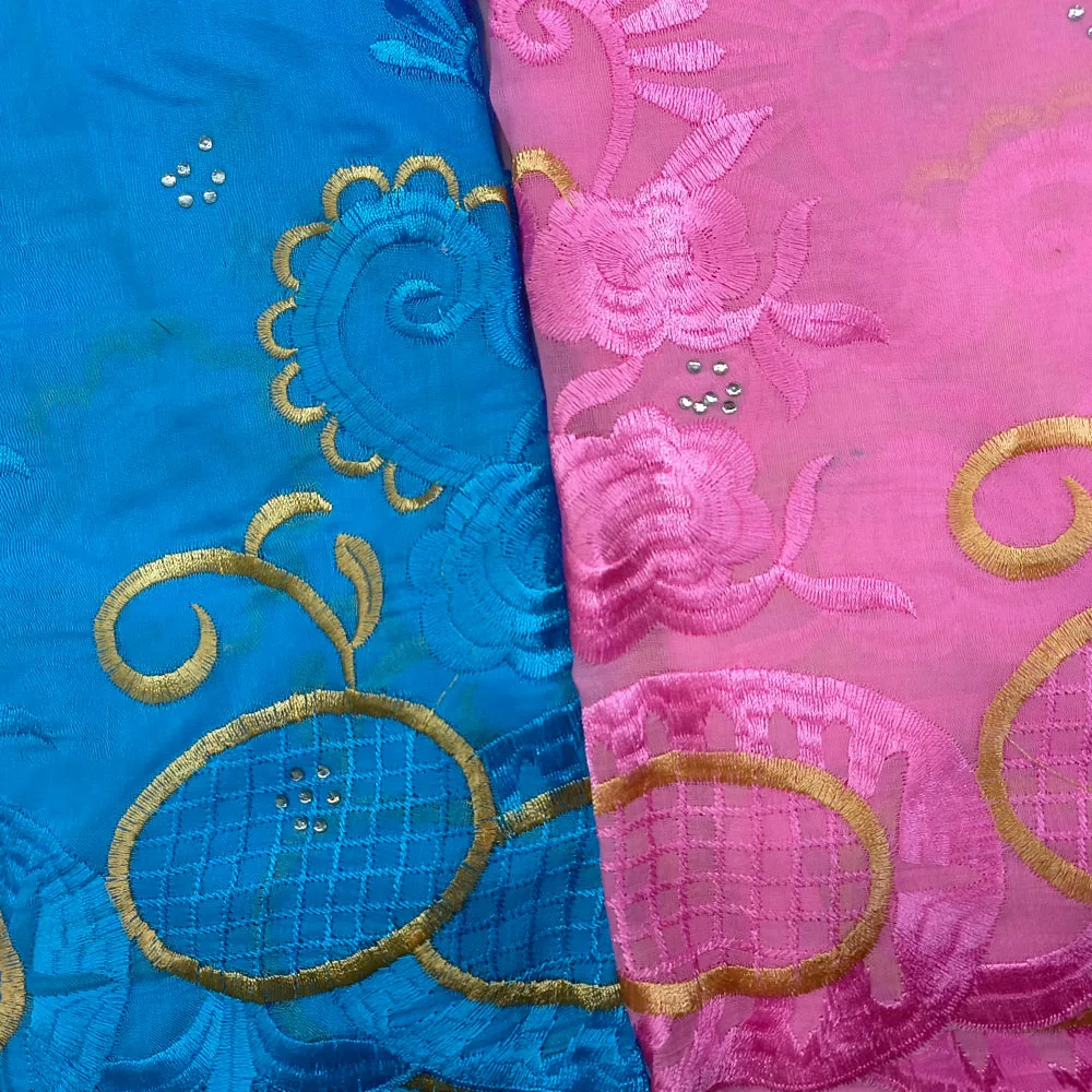 Free Shipping New Dubai Scarf For Muslim Women African Chiffon big Hijab Islam Hijab Pashmina Turban Headscarf Embroidery Shawls