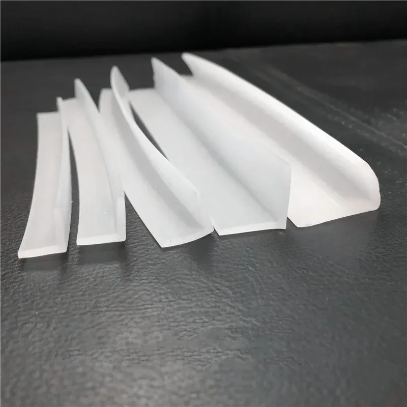 Silicon Rubber Angle Corner Protecor Collision Avoidance Gasket L Solid Silicone Seals Strip Bar White Black Gray