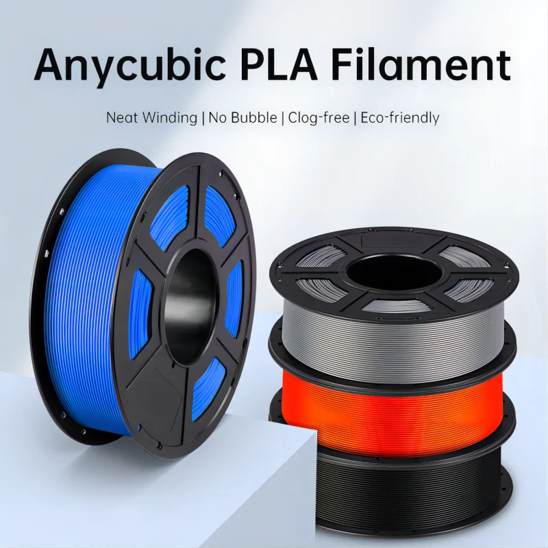 Фото PLA-нить Anycubic 1,75 мм, 1 кг/рулон, для 3D-принтера FDM, пластиковые расходные материалы для печати, материал для Kobra 2 Neo Pro Max Plus №1