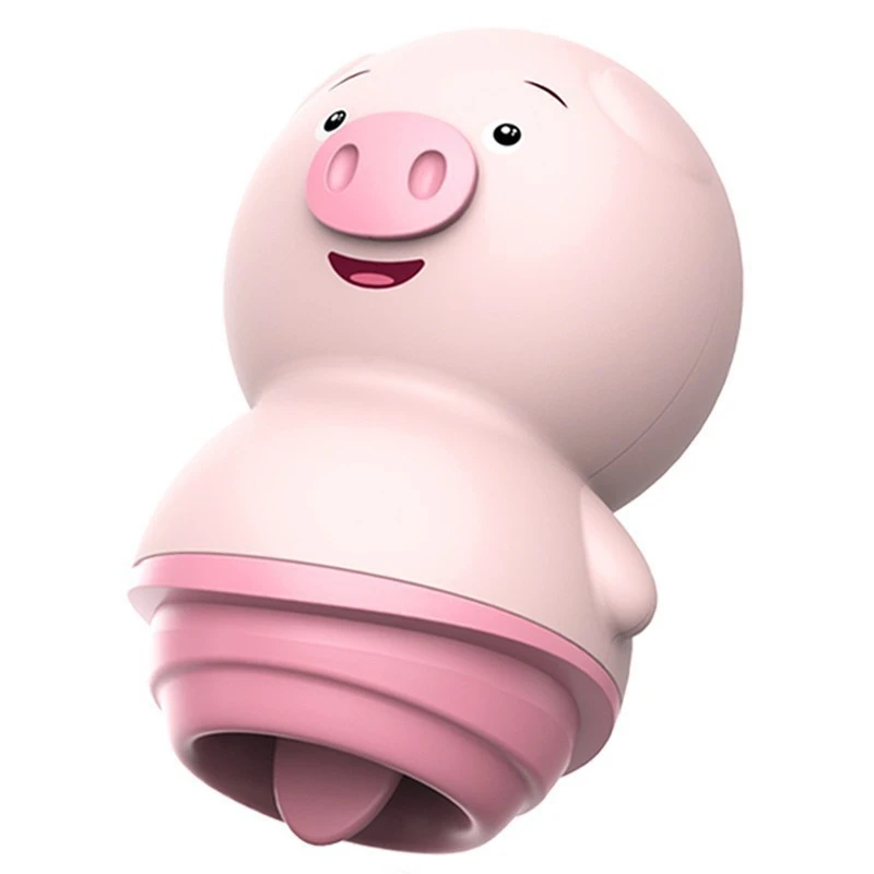 Cute Sexy Pig Licking Sucking Vibrators Clitoral Sucking Vibrator Female Masturbator Clitoris Anal Nipple Licks Massage Sex Toys