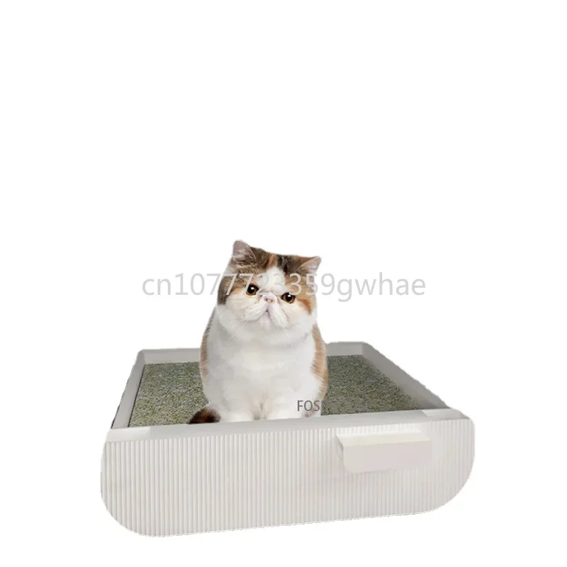 

Большой ящик для туалета для кошек с защитой от запаха, полностью закрытый ящик для мусора для кошек с защитой от брызг песка, раковина для выведения кошек