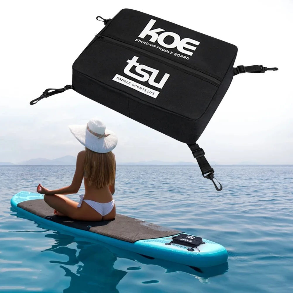 Paddle Board Bag Surf Portable Waterproof Deck Bag Kayak Paddle Board Outdoor Accessories Fixing Buckle Deck Pocket paddle board bag sports accessory