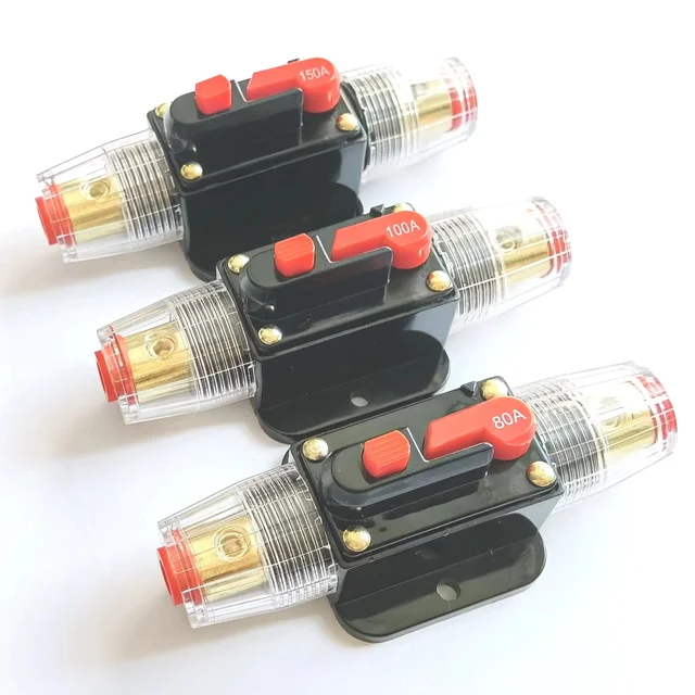 Adapter Universe - Fusibile Automatico 40A-100A, Interruttore Auto-reset Per Auto, Barca, Camper