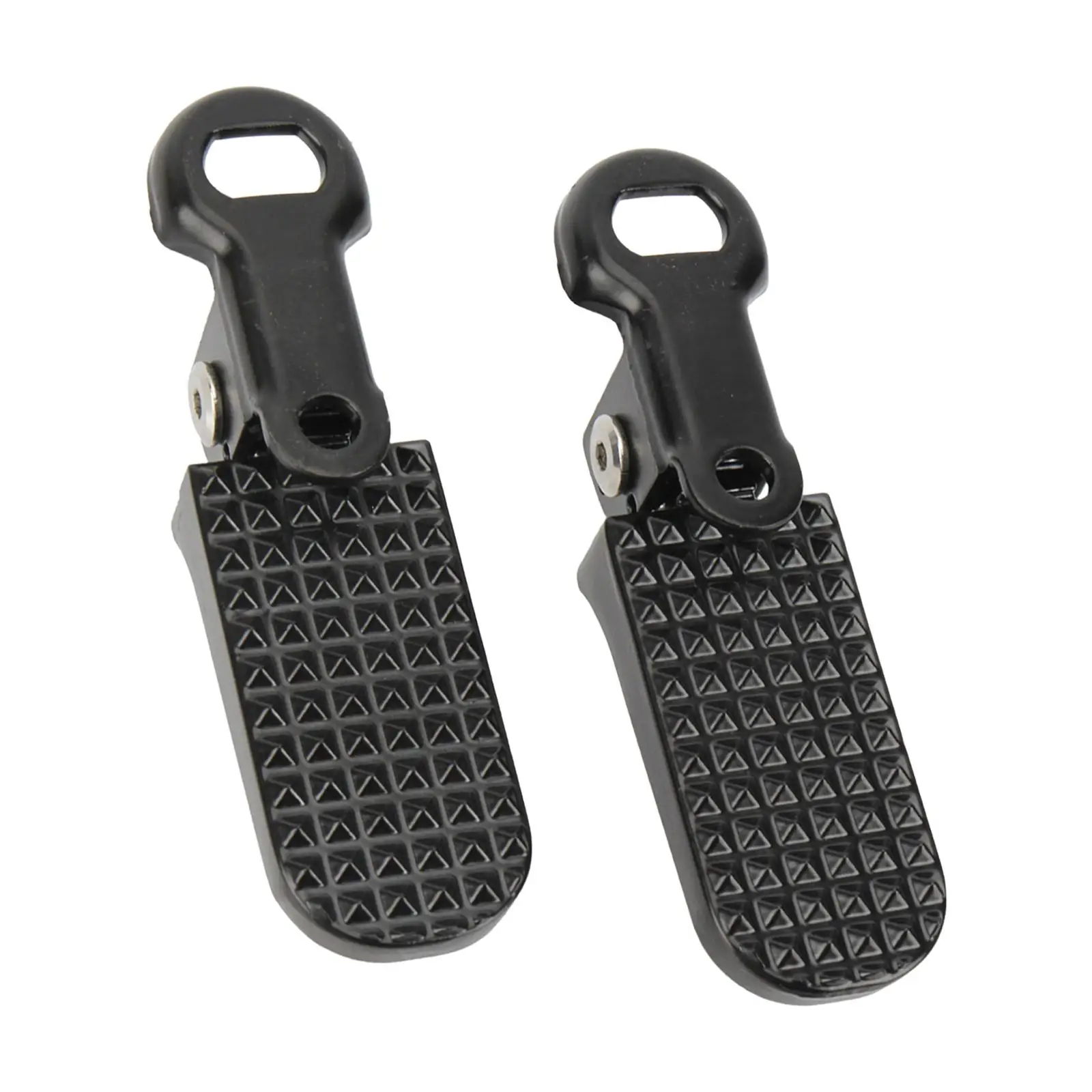 Bike Rear Pedals Foot Pedal Rear Seat Footrest Bicycle Pedals Metal Foot Plates