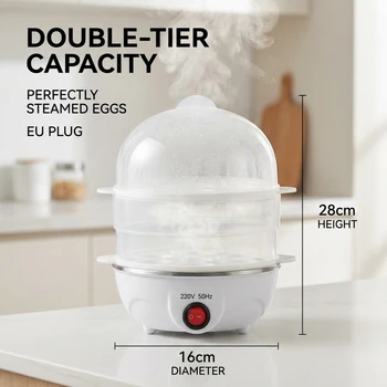 Double Layer Egg Cooker 1