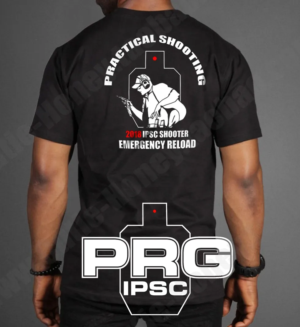 New cotton Glock Glock IPSC Military fan Tactical shooting field training competition short sleeve T-shirt