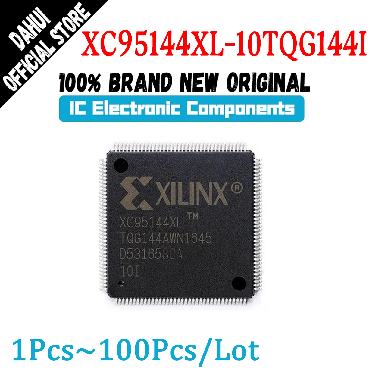 

New XC95144XL-10TQG144I XC95144XL-10TQG144 XC95144XL-10TQG XC95144XL-10 XC95144XL XC95144 XC IC Chip FPGA CPLD TQFP-144 In Stock