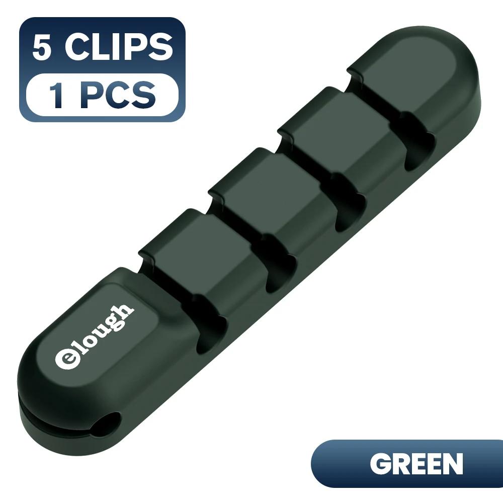 5 Clips 1PCS Green
