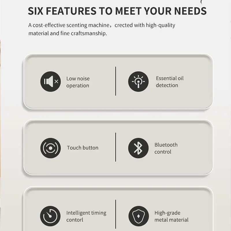 NAMSTE جديد 500m3 آلة بلوتوث الروائح آلة الهواء لل...