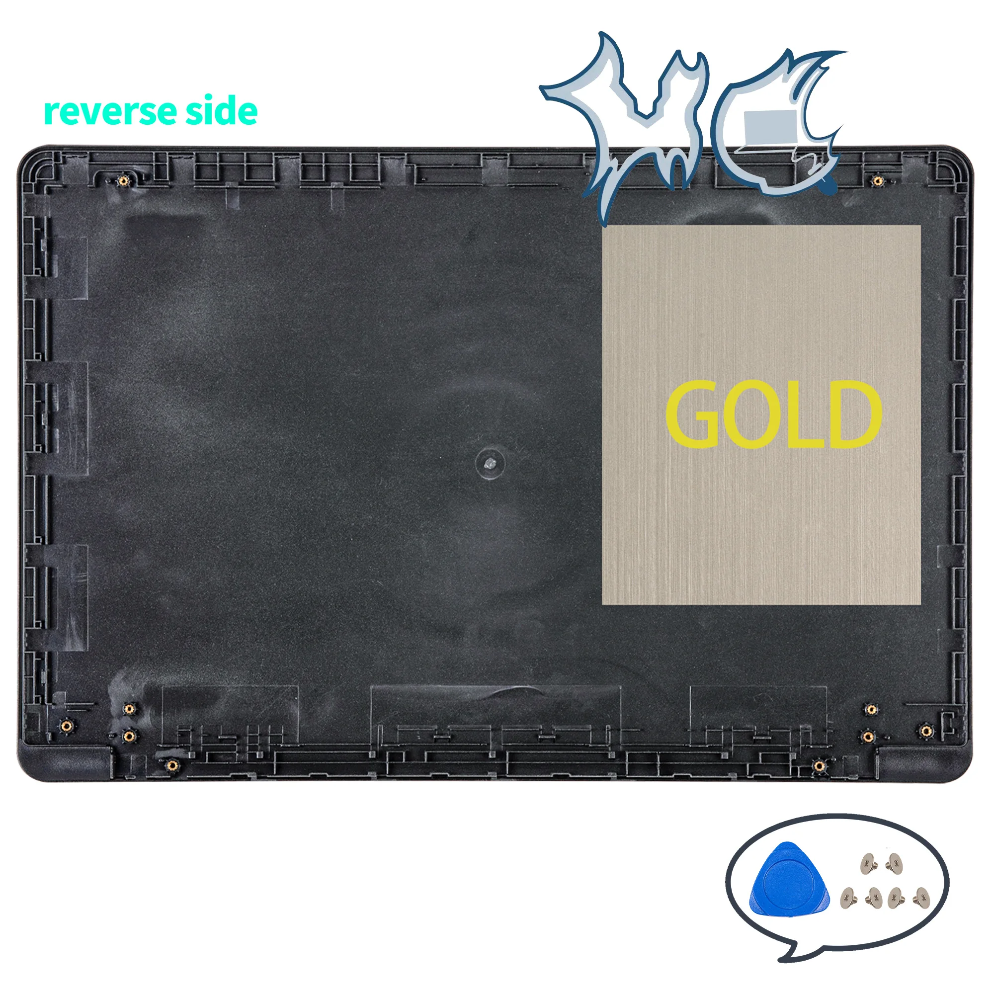 N580 NX580 N580G X580V N580V N580VD X580VE X580VD N580VE LCD 뒷면 커버/베젤 경첩 용 플라스틱 하우징 케이스 금/회색 교체