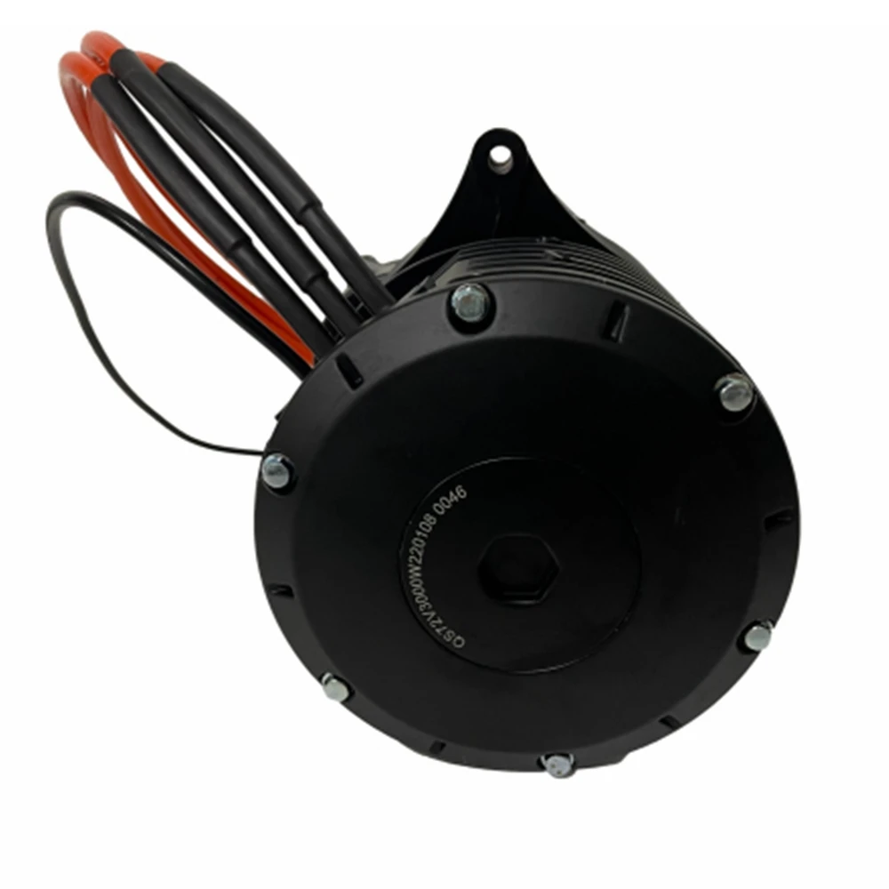 QS138 70H 3000W V3 100kmh PMSM Mid-Drive Motor With 1:2.35 Internal Reduction Gears For Electric Motorcycle Moped DirtBike