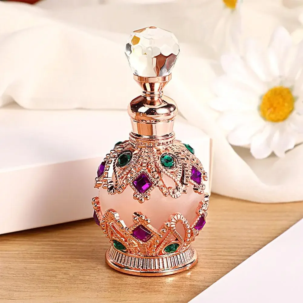 15ML Perfumes Árabes Originales Perfume Woman Charming Rose Jasmine and Vanilla Floral Scents Long-lasting Pheromone Fragrance