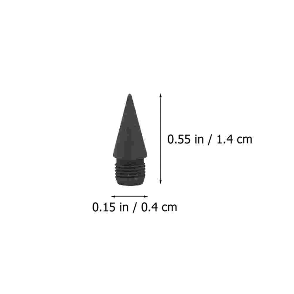 10 Pcs No Cutting Replacement Pencil Tip Child Inkless Graphite Tips Infinite Replaceable Heads 4