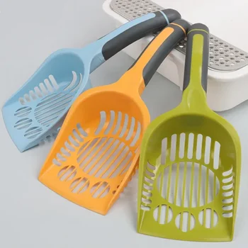Cat Litter Scoop Big Hollow Out Cat Litter Shovel Comfortable Handle Sand Scoops for Cats Toilet Cleaning Tools Cats Sand Scoop