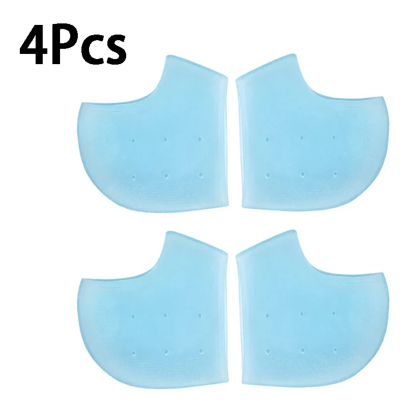 Premium Breathable Blue Silicone Heel Protectors | Unisex for All-Day Comfort and Care