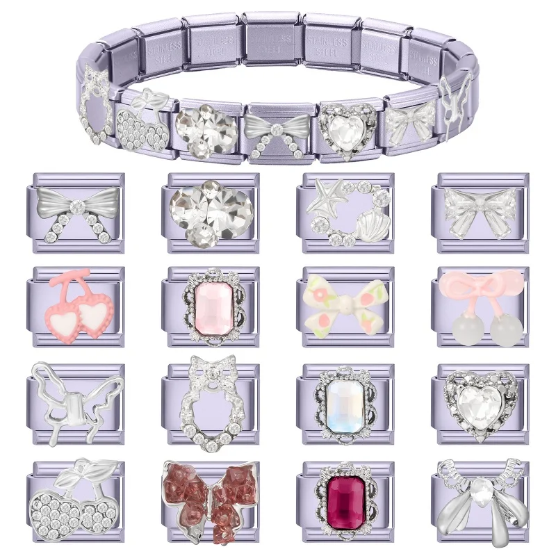 Y2K Italian Charm 9mm Bracelet DIY Jewelry Accessories