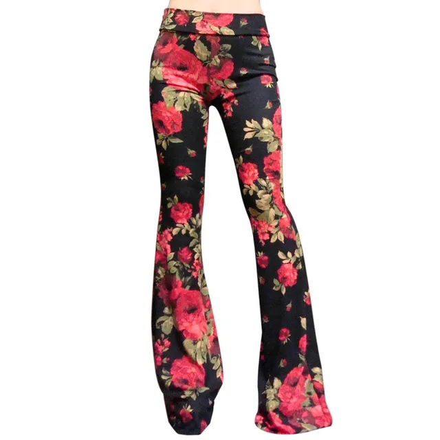 Printed Bootcut Yoga Pants