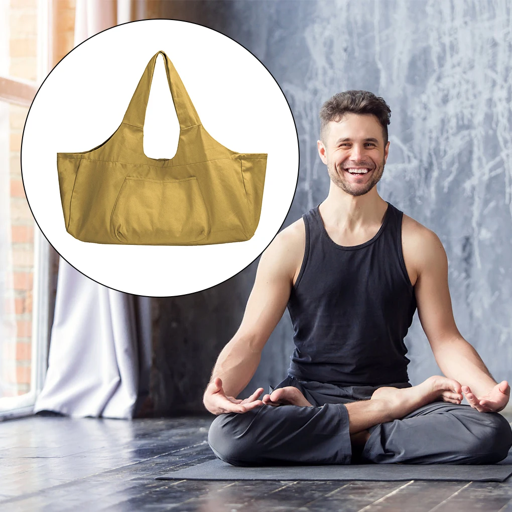 Leinwand Yoga Matte Tasche Aufbewahrung tasche Sport Tasche Strand Schlüssel Schuhe Pack